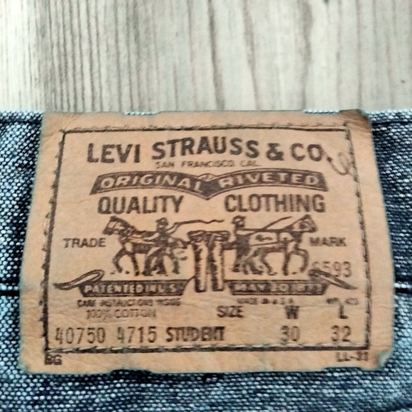 NWT 1980's Vintage Levi's jeans 100% cotton